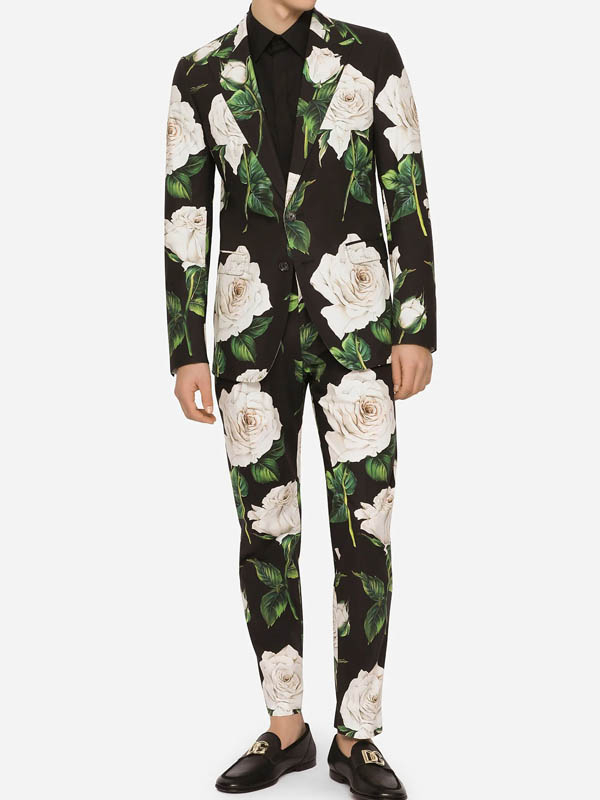 NFL World Joe Burrow Flower Printed Suit