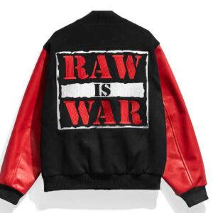 Raw Is War Wool Varsity Jacket