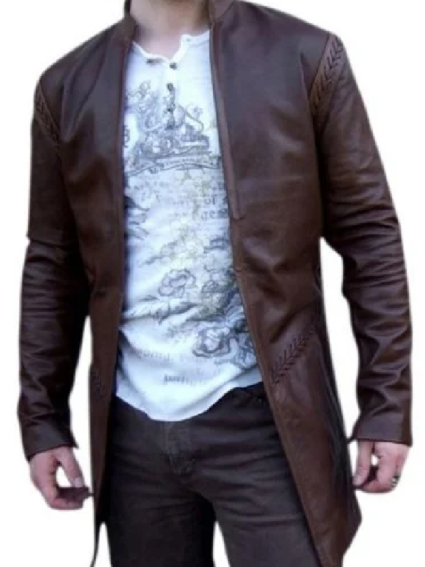 The Lord Of The Rings Viggo Mortensen Brown Leather Coat
