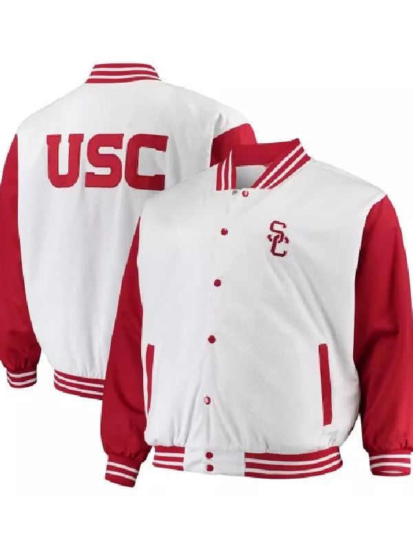 USC Trojans Birdseye Varsity Jacket