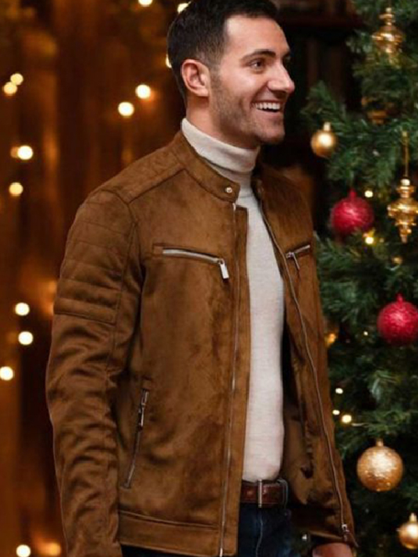 12 Dates of Christmas Garrett Marcantel Brown Jacket