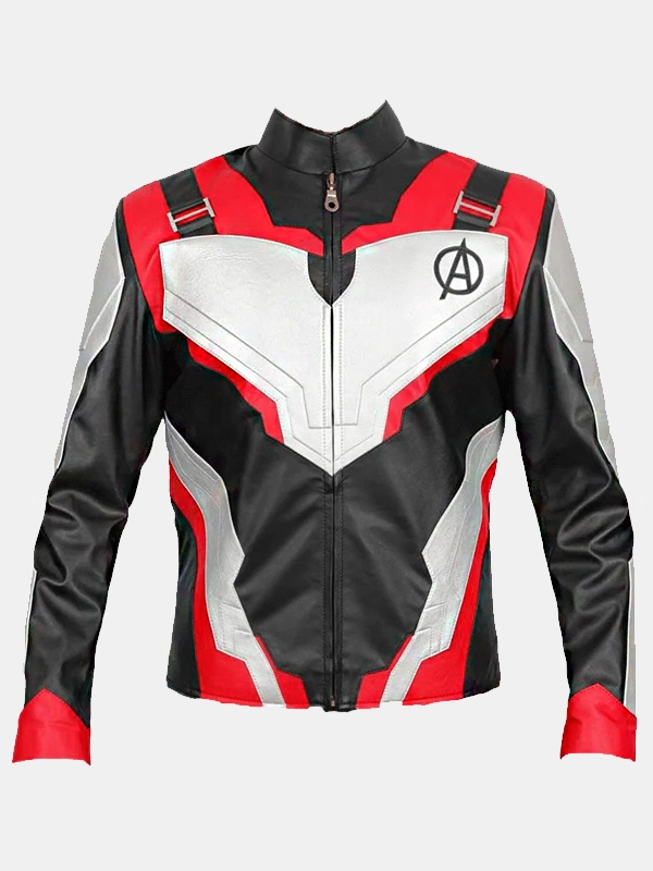 Avengers Endgame Quantum Red Leather Jacket