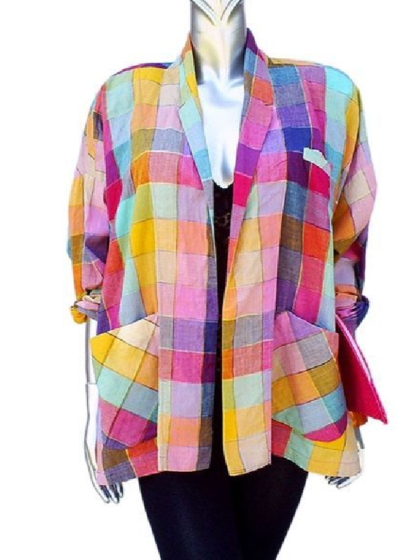 Bradshaw Carrie Check Jacket