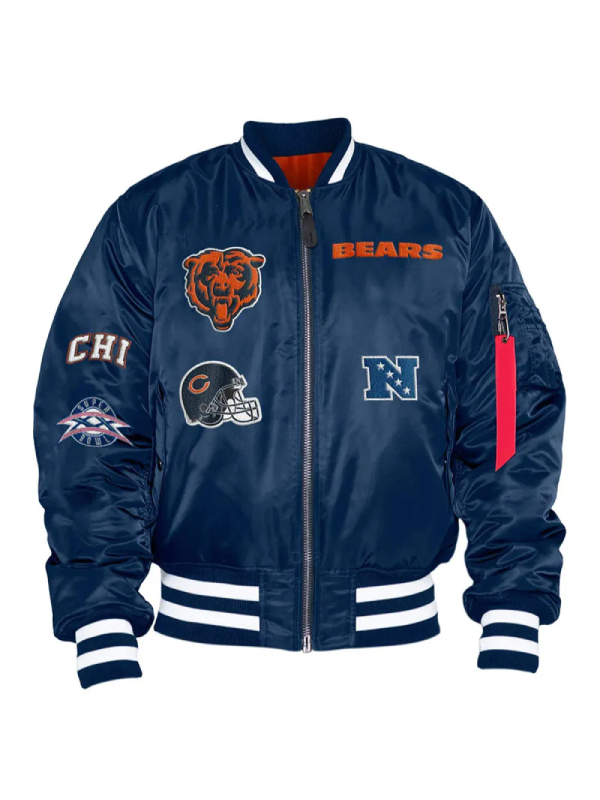 Chicago Bears Bomber MA-1 Jacket