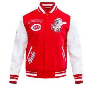 Cincinnati Reds Retro Classic Rib Varsity Jacket