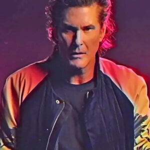 Kung Fury David Hasselhoff Leather Jacket