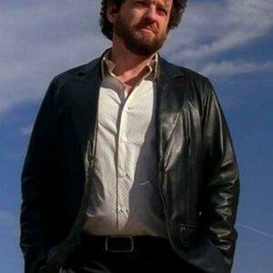 Declan Breaking Bad Black Leather Blazer