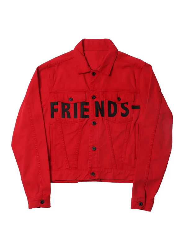 Friends Vlone Buttoned Denim Jacket