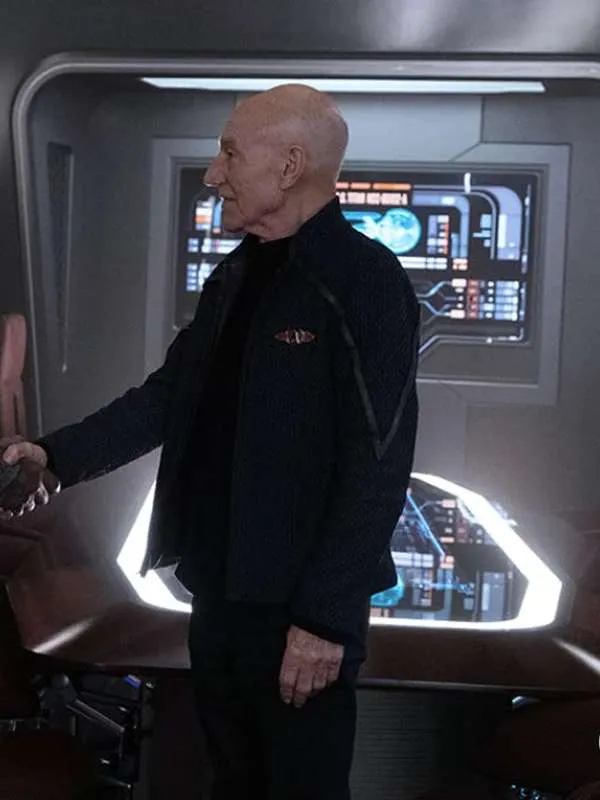 Jean-Luc Picard Star Trek_ Picard S03 Black Jacket