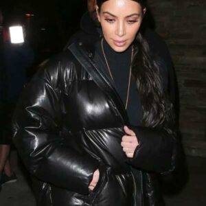 Kim Kardashian American Model Puffer Jacket