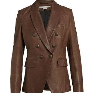 Mariska Hargitay Law & Order Svu Leather Jacket