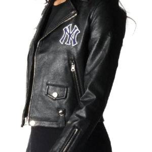 NY Yankees Leather Jacket
