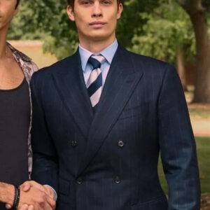 Nicholas Galitzine Red White Royal Blue 2023 Suit