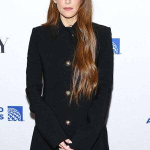 Product Riley Keough Daisy Jones The Six Black Coat