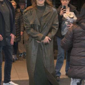 Riley Keough Late Night Coat