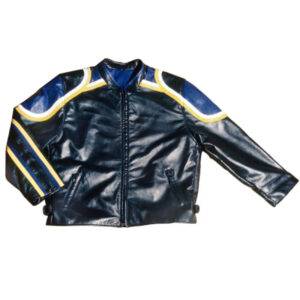 Roc A Fella Records Black Biker Leather Jacket