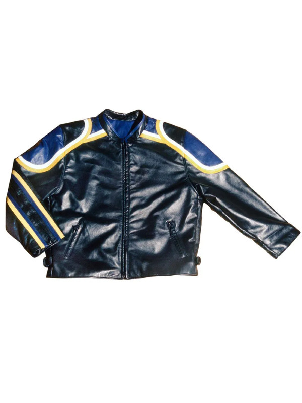 Roc A Fella Records Biker Leather Jacket