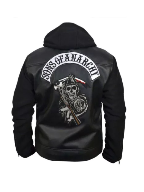 Sons Of Anarchy Black Biker Jacket