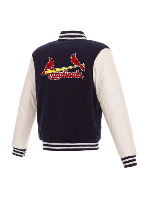 St. Louis Cardinals Navy and White Varsity Jacket