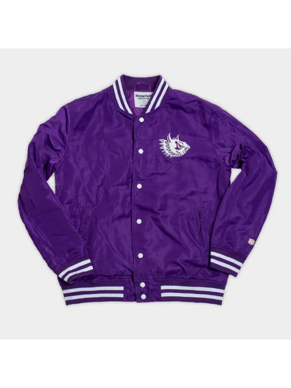 TCU Horned Frogs Vintage-Inspired Purple Bomber Jacket