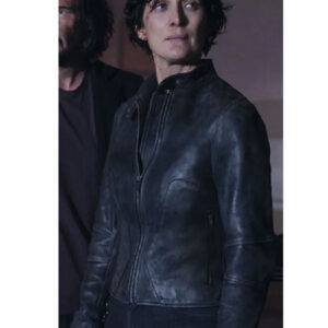 The Matrix Resurrections Trinity Leather Jacket