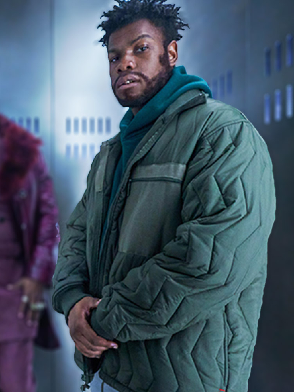 They Cloned Tyrone 2023 John Boyega Army Green Jacket