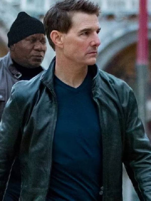 Tom Cruise Mission Impossible 7 Leather Jacket