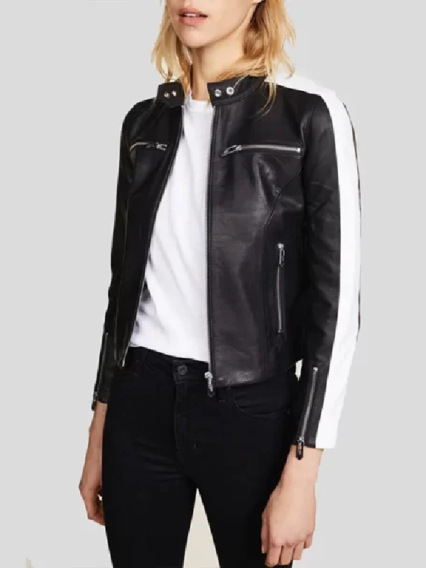 corinne beat leather jacket