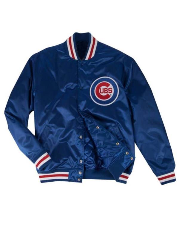 Chicago Cubs 1990 Blue Satin Jacket