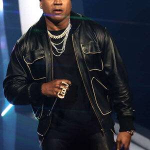 LL Cool J MTV Video Music Awards Black Leather Jacket