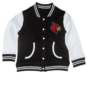 Louisville Cardinals Varsity Full Snap Wool Leather Jacket