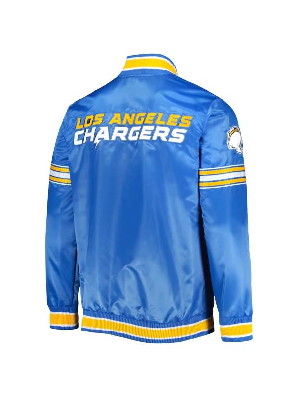 Starter Powder Blue Los Angeles Chargers Midfield Jacket