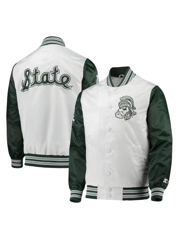 The Legend Michigan State Spartans Satin Jacket