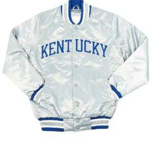 University of Kentucky Silver Satin Jacket