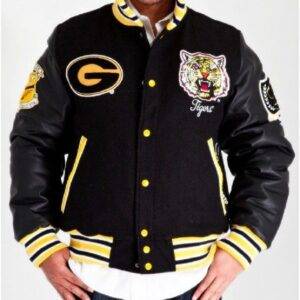 Grambling State Tigers Black Varsity Jacket