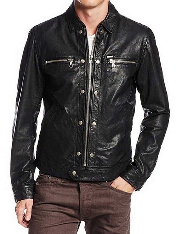 Ian Somerhalder The Vampire Diaries Season 6 Leather Jacket