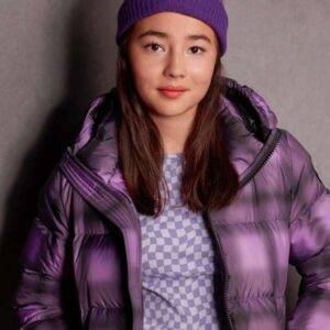 Imogen Cohen The Naughty Nine Purple Jacket