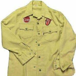 Keith Richards 1972 Stones Plane Tour Style Yellow Cotton Jacket