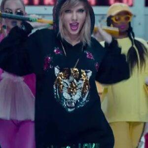Taylor Swift Tiger Black Hoodie